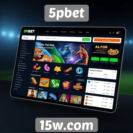 Interface do usuário do 5pbet é intuitiva e acessível